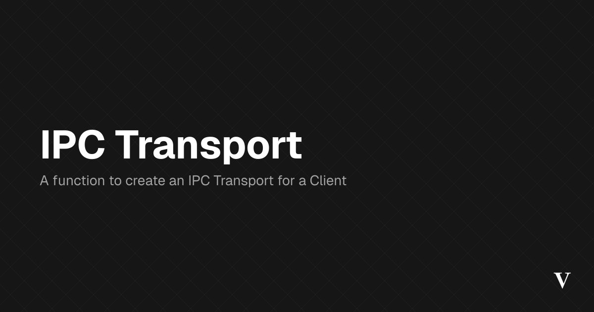 IPC Transport · Viem